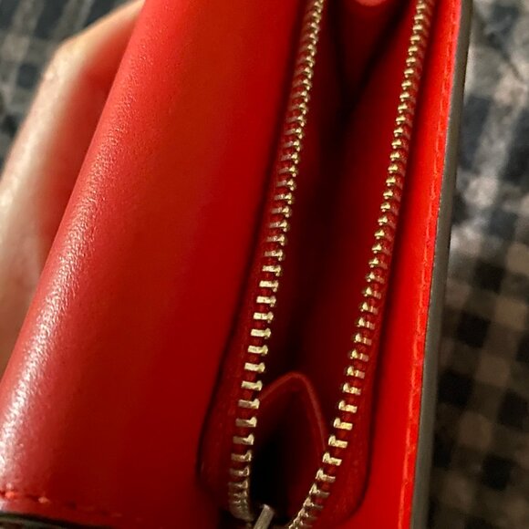 Bundle: Coach Red Pillow Tote and Coach Red Micro Wallet - Picture 14 of 16